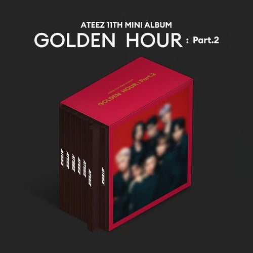 [KQENT Exclusive] [ATEEZ] [GOLDEN HOUR : PART.2 ] (ATEEZ TOKTOQ ONLY PHOTO CARD)8 VERSIONS RANDOM