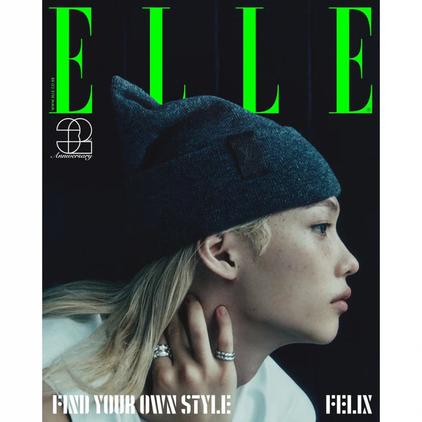 (PRE-ORDER) STRAY KIDS FELIX- ELLE COVER :2024. 11.(3 VERSIONS)