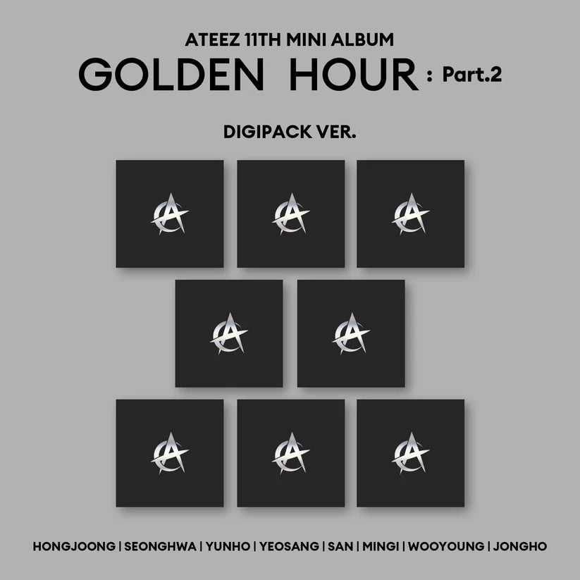 ATEEZ - GOLDEN HOUR : PART 2 DIGIPACK (8 VERSIONS) RANDOM