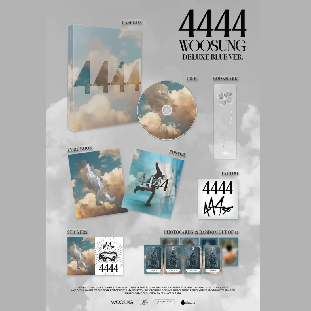 (PRE-ORDER) WOOSUNG - 4444 (DELUXE VER.)