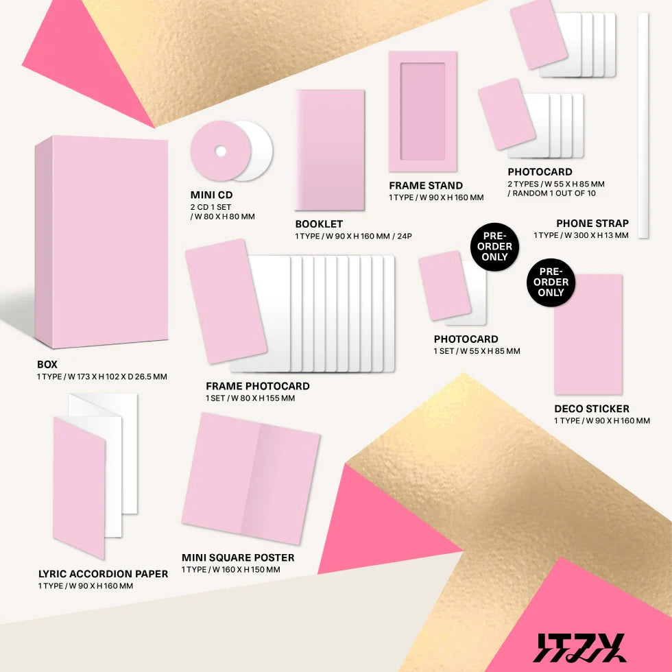 (PRE-ORDER) ITZY - [GOLD] PHONE BOX VER.