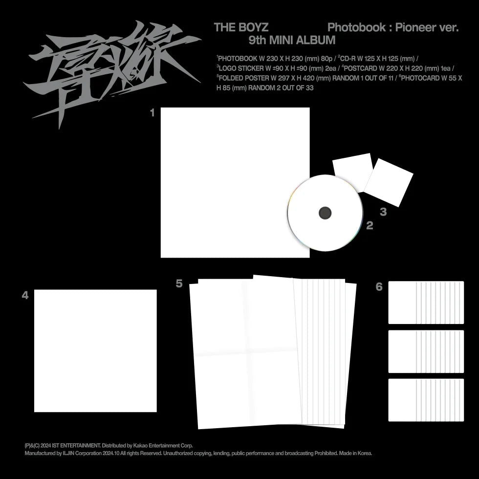 (PRE-ORDER) THE BOYZ - 9TH MINI ALBUM [FUSE] (PIONEER VER.) (PHOTOBOOK VER.)