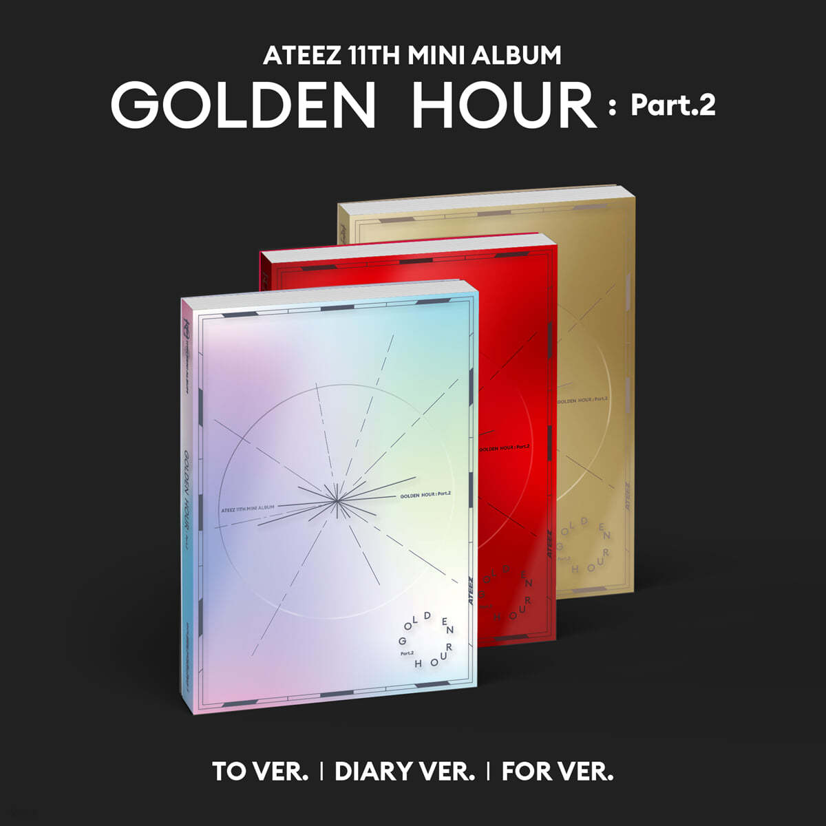 ATEEZ – 11th Mini Album [GOLDEN HOUR : Part.2] (3 VERSIONS RANDOM)