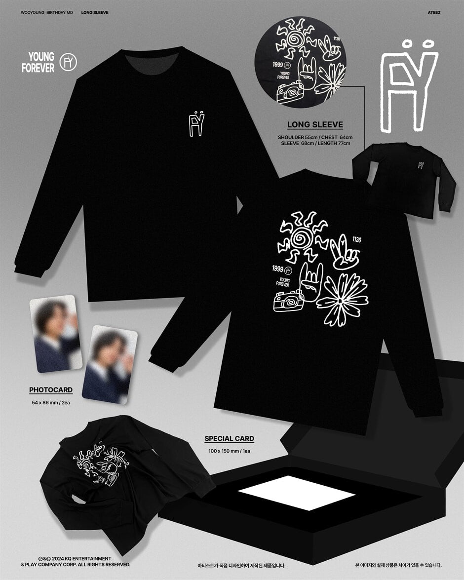 [Pre-Order] [ATEEZ] [WOOYOUNG LONG SLEEVE] : FY