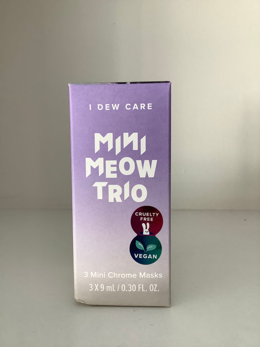 Mini Meow Trio 3 mini chrome masks