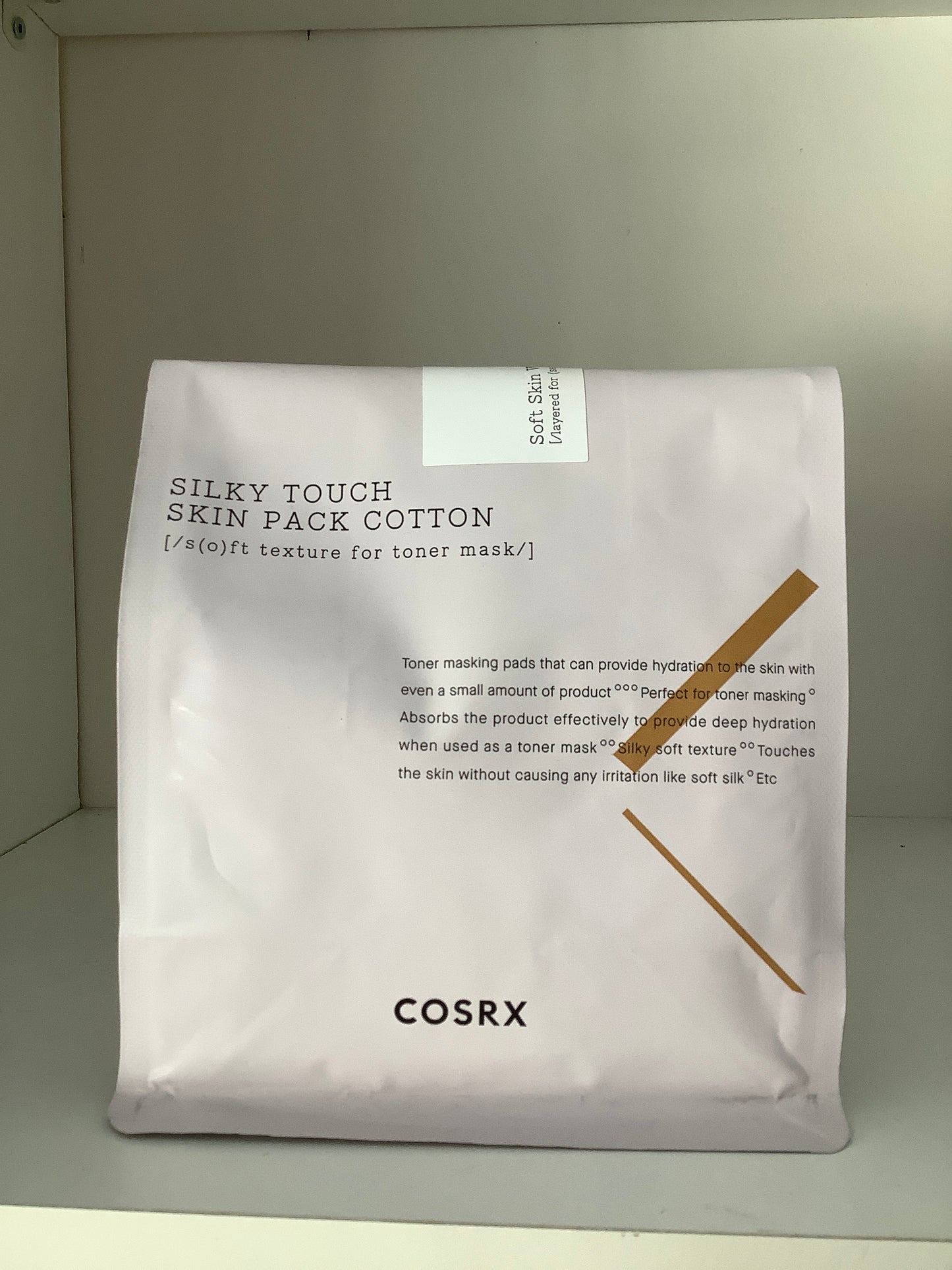 COSRX Silky Touch Skin Pack Cotton soft texture toner mask