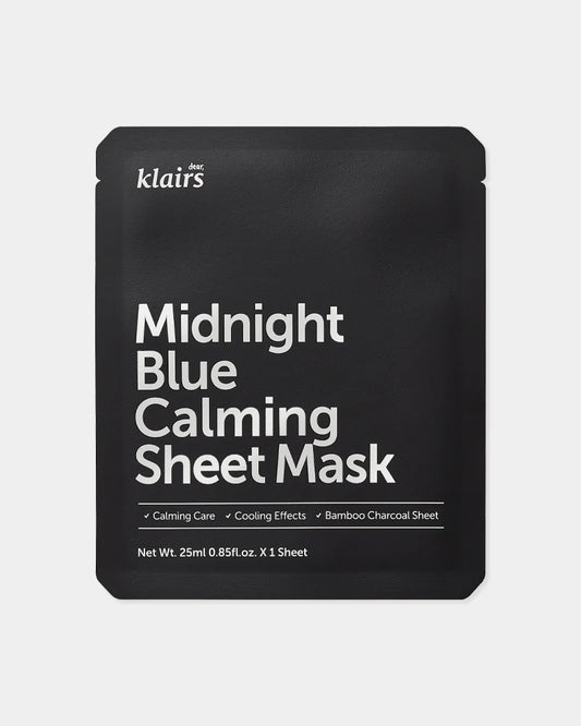 Dear Klairs Midnight Blue Calming Sheet Mask